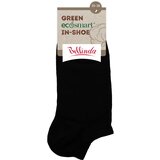 Bellinda GREEN ECOSMART IN-SHOE SOCKS - Organic cotton short socks - black Cene