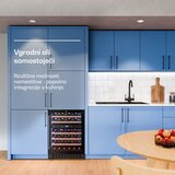 Klarstein illuminosa ugradbeni vinski hladnjak | dvozonski | 129 litra | 46 boca | 60 cm | shoptok.hr