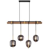 Globo Visilica Blacky (160 W, D x Š x V: 100 x 18,5 x 140 cm, Smeđa, E14) Cijene