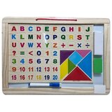  Drvena ploča za učenje slova i brojeva i matematičkih funkcija | shoptok.hr