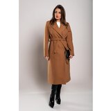 Fenzy Elegantan Dugi Kaput S Gumbima, Boja Deve | shoptok.hr