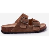 Panto Fino Women's Suede Slippers With Buckles | shoptok.hr