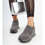 Gemre Dark gray wedge sneakers Cadelaria | Shoptok.si