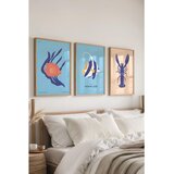 WALLXPERT Ç-300505 - 3040 multicolor dekorativni set slika (3 komada) | Eponuda.com
