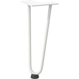  ukosnice noge za stol 4 kom bijele 30 cm čvrstog čelik | shoptok.hr