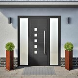  Vrtne sadilice 2 kom trokutasta 40x34,5x75 cm od pohabanog čelika | Eponuda.com