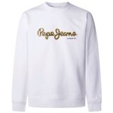 PepeJeans Puloverji PM582757 DORIAN CREW Bela | Shoptok.si