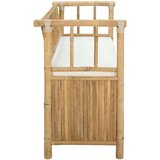  Klupa za vrtno skladištenje Prirodna 110 x 47 x 80 cm Bambus | shoptok.hr