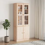 vitrina ALTA 77 x 35 x 186,5 cm od masivne borovine