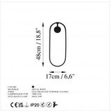 Opviq Črna LED stenska svetilka Can – | Shoptok.si