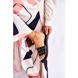 S. BARSKI Women's Leather Slippers With Decoration Black Brien | Shoptok.si