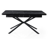 Hanah home Falcon - 2962 BlackWhite Extendable Dining Table | ePonuda.com