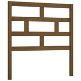 Maison Chic posteljno vzglavje - vzglavna omarica - nočna omarica medeno rjavo 106x4x100 cm trdna borovina, (21707466) | Shoptok.si