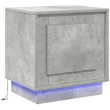  Noćni ormar S LED lampica 2 pcs Betonski sivi 44 x 34,5 x 45 cm | shoptok.hr