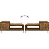  Stolić za kavu boja hrasta 100x50x45 cm konstruirano drvo | shoptok.hr