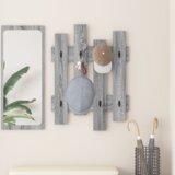 vidaXL Nadwyčajna obešalnik za plašče Siva sonoma 60 x 3 x 82 cm | Shoptok.si