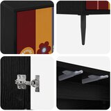  ormar ESSEN 102 x 33 x 51 cm Crni hrast Konstruirano drvo | shoptok.hr