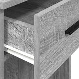 vidaXL Tower stalak za računalo s ladicom boja sivog hrasta 35x45x77cm | shoptok.hr