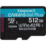 Kingston memorijska kartica 512GB microsd canvas go! plus - SDCG3/512GBSP cene