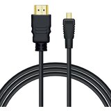 Savio CL-40 /M HDMI (M) - micro HDMI (M) cable with Ethernet, 2m, Black Cijene