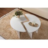 Hanah home Klub sto Moira, O90x41cm, Bijela | Eponuda.ba