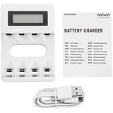 Deltaco Ultimate Ni-Mh USB polnilec, AA/AAA baterije 100-240V AC, 50/60 Hz, 01A Max | Shoptok.si