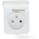 Nedis ZBPO130EWT - Pametna utičnica Smartlife 3680W/230V/ Tip E/16A Wi-Fi Tuya IP44 | Eponuda.com