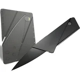 Survival karta s nožem CR-39382 - Crna KP39382