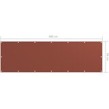 Balkonski zastor terakota 90 x 300 cm od tkanine Oxford | shoptok.hr