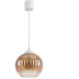 Brilagi LED luster na sajli R GLASS 1xE27/60W/230V prečnik 18 cm bela/zadimljeno braon Cene