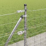  Vanjski Euro Ograda s Betonskom Podlogom 50 x 0,4 m Srebrna | shoptok.hr