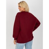 FANCY Sweatshirt-FA-BL-8138.23-burgundy | Shoptok.si