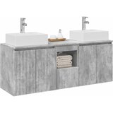 Set ormarića za kupaonicu 3 kom. Betonska siva 49,5 x 41 x 62,5 cm | Shoptok.si