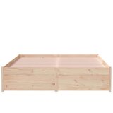  Okvir za krevet od masivnog drva 120 x 200 cm | shoptok.hr
