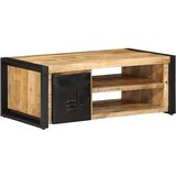 vidaXL Kava miza 90x50x36 cm Masivni neobdelan les Mango Cene