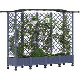  Povišeni krevet s mrežom i krovom Siva 203,5 x 40 x 129 cm PP | Eponuda.ba
