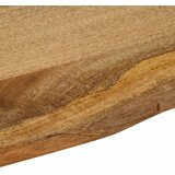 Stolna ploča 90x80x2,5 cm od masivnog drva manga sa živim rubom | Eponuda.com