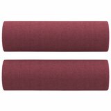  Dvosjed s ukrasnim jastucima boja vina 140 cm od tkanine | shoptok.hr