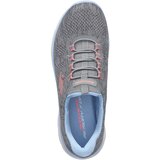 Skechers Nizke superge svetlo modra / pegasto siva / roza | Shoptok.si