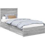  s od storage Siva Sonoma 90 x 200 cm Konstruirano drvo | shoptok.hr