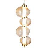  LED luster na sajli BOLLA LED/17W/230V prečnik 16 cm zlatna/zadimljeno bež | Eponuda.com