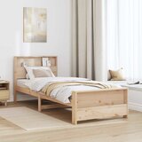  Krevetna konstrukcija Smeđa 80 x 200 cm Masivna borovina | shoptok.hr