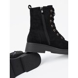 Shelvt Comfortable black workers on a flat sole | Shoptok.si
