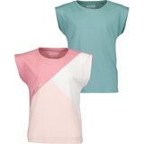 Blue Seven Majica žad / prljavo roza / pastelno roza / bijela | shoptok.hr