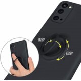 Onasi Silikonski ovitek Liquid Ring za Samsung Galaxy A04s / Samsung Galaxy A13 5G A136 - črn | Shoptok.si