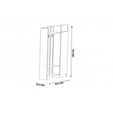 Hanah home cipelarnik pro white anthracite | ePonuda.com