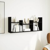  Zidni ormarić crni 100x18x40 cm od konstruiranog drva | shoptok.hr