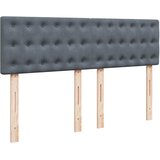  Krevet s oprugama i madracem tamnosivi 140x200 cm baršunasti | shoptok.hr