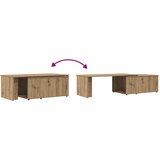  Stol za kavu Artisan hrast 150x50x35 cm izrađeno drvo Slike