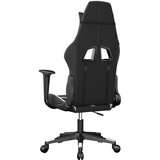  Masažna igraća stolica od umjetne kože crno-bijela | shoptok.hr